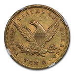 1852 $10 Liberty Gold Eagle AU-55 NGC CAC
