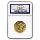 1852 $10 Liberty Gold Eagle AU-55 NGC (SS Republic) 1852 $10 Liberty Gold Eagle AU-55 NGC (SS Republic)