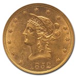 1852 $10 Liberty Gold Eagle AU-58 NGC