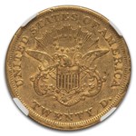 1852/1852 $20 Liberty Gold Double Eagle XF-45 NGC (FS-301)