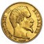 1852-1860 France Gold 20 Francs Napoleon III Avg Circ