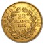 1852-1860 France Gold 20 Francs Napoleon III (BU)