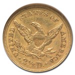 1852 $2.50 Liberty Gold Quarter Eagle MS-61 NGC