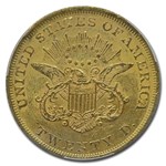 1852 $20 Liberty Gold Double Eagle AU-55 PCGS