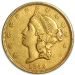 1852 $20 Liberty Gold Double Eagle XF-40 PCGS