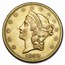1852 $20 Liberty Gold Double Eagle XF