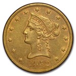 1852 5-Coin Liberty Gold Type Set XF+ ($20, $10, $5, $2.50, $1)