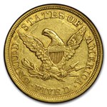 1852 5-Coin Liberty Gold Type Set XF+ ($20, $10, $5, $2.50, $1)