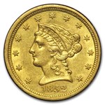 1852 5-Coin Liberty Gold Type Set XF+ ($20, $10, $5, $2.50, $1)