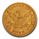 1852 $5 Liberty Gold Half Eagle AU-58 PCGS CAC