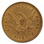 1852 $5 Liberty Gold Half Eagle XF-45 NGC