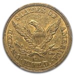 1852-C $5 Liberty Gold Half Eagle AU-55+ PCGS CAC