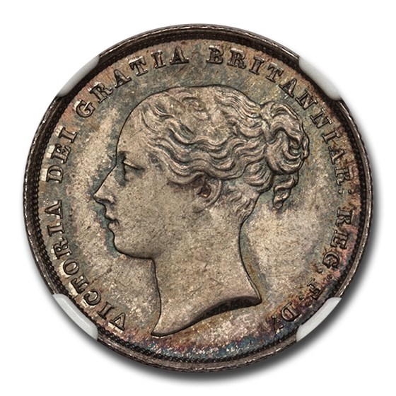1852 Great Britain Silver Shilling Queen Victoria MS-65 NGC 1852 Great Britain Silver Shilling Queen Victoria MS-65 NGC