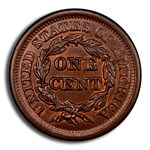 1852 Large Cent MS-65 CACG (Brown)