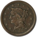 1852 Large Cent VF