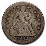 1852 Liberty Seated Dime VG