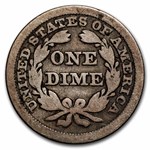 1852 Liberty Seated Dime VG