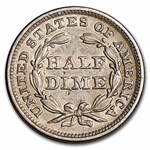 1852 Liberty Seated Half Dime AU
