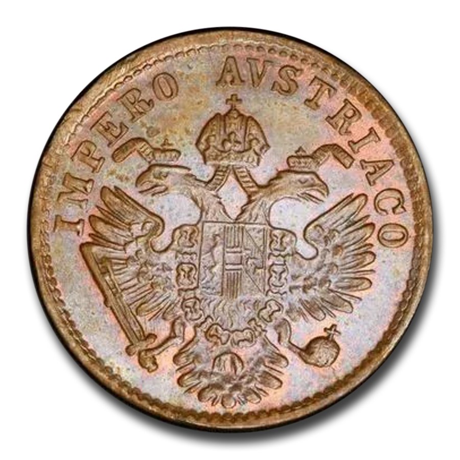 1852-M Italy Centesimo MS-65 PCGS (BN, Lombardy/Ven.)