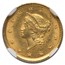 1852-O $1 Liberty Head Gold MS-62 NGC