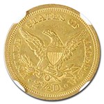 1852-O $2.50 Liberty Gold Quarter Eagle AU-55 NGC