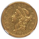 1852-O $20 Liberty Gold Double Eagle AU-50 NGC