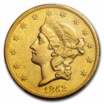 1852-O $20 Liberty Gold Double Eagle AU-50 PCGS