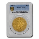 1852-O $20 Liberty Gold Double Eagle AU-55 PCGS 1852-O $20 Liberty Gold Double Eagle AU-55 PCGS