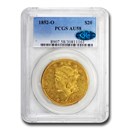 1852-O $20 Liberty Gold Double Eagle AU-58 PCGS CAC 1852-O $20 Liberty Gold Double Eagle AU-58 PCGS CAC