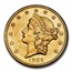 1852-O $20 Liberty Gold Double Eagle MS-61 PCGS