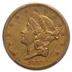 1852-O $20 Liberty Gold Double Eagle XF-40 PCGS CAC