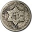 1852 Three Cent Silver Good