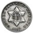 1852 Three Cent Silver XF