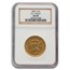 1852 U.S. Assay Office $10 AU-50 NGC