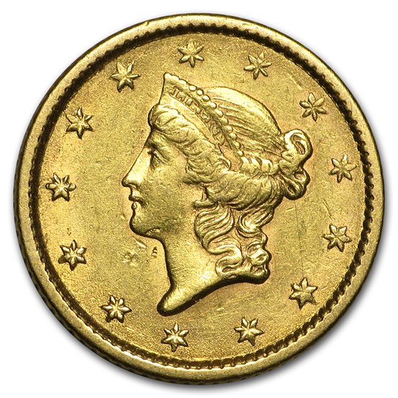 1853 $1 Liberty Head Gold Dollar AU 1853 $1 Liberty Head Gold Dollar AU