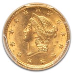 1853 $1 Liberty Head Gold MS-63 PCGS