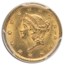 1853 $1 Liberty Head Gold MS-63 PCGS