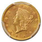 1853 $1 Liberty Head Gold MS-63 PCGS