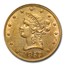 1853/2 $10 Liberty Gold Eagle AU-55 NGC