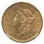 1853/2 $20 Liberty Gold Double Eagle AU-55 NGC