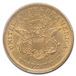 1853/2 $20 Liberty Gold Double Eagle MS-61 PCGS