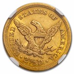 1853 $2.50 Liberty Gold Quarter Eagle AU-55 NGC