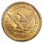 1853 $2.50 Liberty Gold Quarter Eagle AU-58 PCGS
