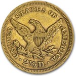 1853 $2.50 Liberty Gold Quarter Eagle XF