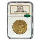 1853 $20 Liberty Gold Double Eagle AU-58 NGC CAC