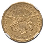 1853 $20 Liberty Gold Double Eagle XF-45 NGC