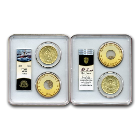1853 $20 Moffat & Co Liberty Gold Double Eagle AU-55 PCGS 1853 $20 Moffat & Co Liberty Gold Double Eagle AU-55 PCGS