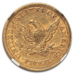 1853 $5 Liberty Gold Half Eagle AU-53 NGC