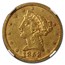1853 $5 Liberty Gold Half Eagle AU-53 NGC