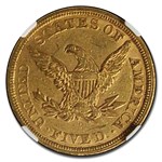 1853 $5 Liberty Gold Half Eagle AU-53 NGC